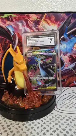Mega Charizard X ex Pokemon (2025) Phantasmal Flames -109/094 Ultra Rare Cgc 7 - Image 2