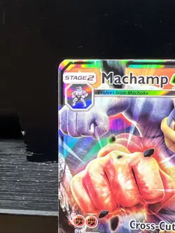 Pokemon Machamp GX Burning Shadows 64/147 Ultra Rare Holo Card English - Image 2