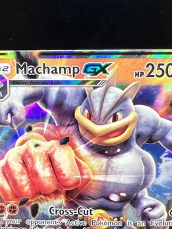 Pokemon Machamp GX Burning Shadows 64/147 Ultra Rare Holo Card English - Image 3