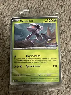 Pokemon Genesect Phantasmal Flames Best Buy Promo STAMPED and sealed - Image 1