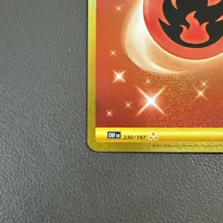 Pokemon TCG Basic Fire Energy 230/197 Obsidian Flames Secret Rare Holo NM - Image 2