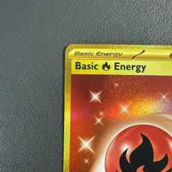 Pokemon TCG Basic Fire Energy 230/197 Obsidian Flames Secret Rare Holo NM - Image 3