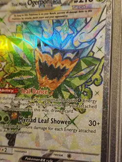2024 Pokemon TCG Svp En Teal Mask Ogerpon EX #166 Ogerpon EX Premium Coll PSA 8 - Image 2