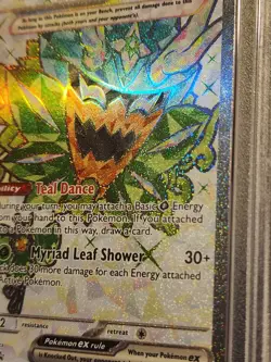 2024 Pokemon TCG Svp En Teal Mask Ogerpon EX #166 Ogerpon EX Premium Coll PSA 8 - Image 3