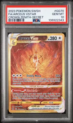 Pokemon TCG - PSA 10 - Arceus VSTAR GG70/GG70 - Crown Zenith - GEM MINT - Image 1