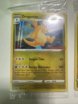 Pokemon Dragonite 131/195 Gamestop Exclusive Stamped Promo Sealed X2 - Image 2