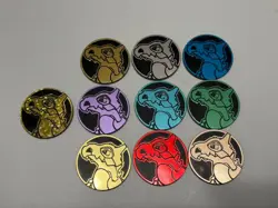 Pokemon TCG Charmander Cubone Ditto Rare Holo Plastic medal Chinese 151 - Image 2