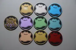 Pokemon TCG Charmander Cubone Ditto Rare Holo Plastic medal Chinese 151 - Image 3