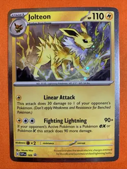 Jolteon #169 Cosmos Holo Black Star Promo Prismatic Evolutions Pokemon 169 NM - Image 1