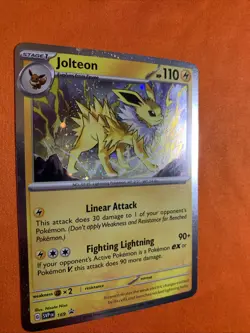 Jolteon #169 Cosmos Holo Black Star Promo Prismatic Evolutions Pokemon 169 NM - Image 2