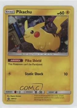 Pikachu (Holo) Pokemon Sun & Moon Black Star Promo #SM157 - Image 1