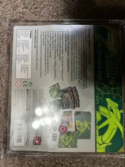 Pokemon 2018 Celestial Storm Elite Trainer Box ETB Sealed MINT In Acrylic Case - Image 3