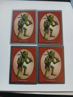 Magic The Gathering Goblin Token Unglued Light Play Near Mint Condition ●192 - Image 5