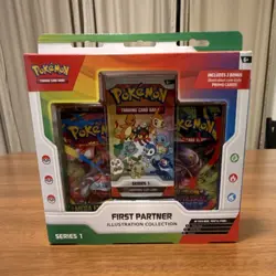 Pokemon First Partner Illustration Collection Series 1 Promo Box 2023 English - Image 1