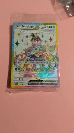 SEALED Pokemon Terapagos ex SVP 165 Scarlet & Violet Holo Black Star Promo - Image 1