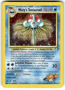 Misty's Tentacruel #73 - Rare HOLO - Pokemon Gym Leaders' Stadium - LP/NM - Image 1