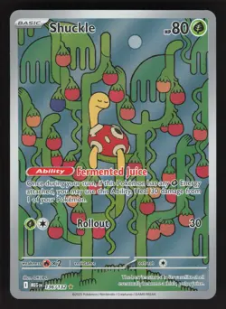 Shuckle 136/132 Pokemon TCG ME01: Mega Evolution NM - Image 1