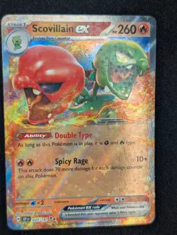 Scovillain ex - 037/191 - Pokemon Surging Sparks Double Rare NM - Image 1