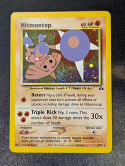 Pokemon Hitmontop 3/75 holo Neo Discovery - LP - Image 1