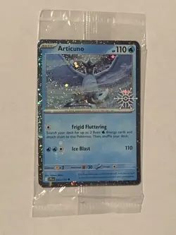 SEALED Articuno 032/159 Holiday Calendar Snowflake Stamp Cosmos Holo Pokemon - Image 1