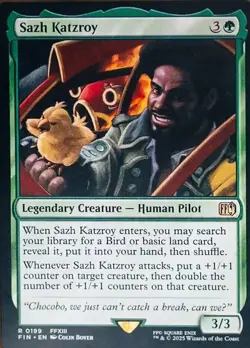 x1 Sazh Katzroy - Foil R MTG Final Fantasy M/NM, English - Image 1