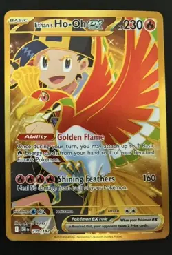Pokemon Ethan's Ho-Oh ex 239/182 Sv10: Destined Rivals Hyper Rare Full Art Holo - Image 2
