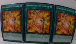 3X Spellbook of Power Spell Yugioh Magic Cards Best And Great Online Set Deal - Image 1
