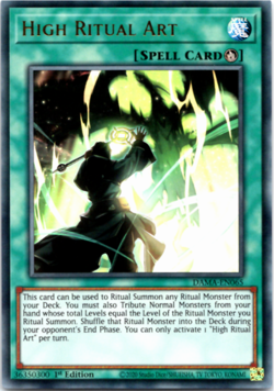 High Ritual Art - DAMA-EN065 - Ultra Rare - 1st Edition Yugioh - Image 1
