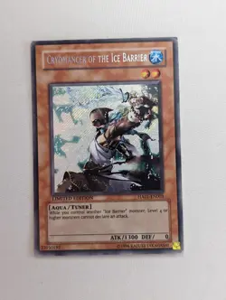 Cryomancer of the Ice Barrier - HA01-EN003 - Secret Rare Limited Ed Yugioh MP - Image 1