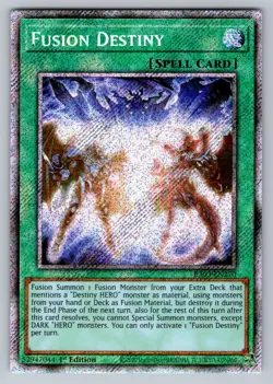 Fusion Destiny Yugioh RA03-EN270 Platinum Secret Rare PSR NM #RA03-EN270 - Image 1