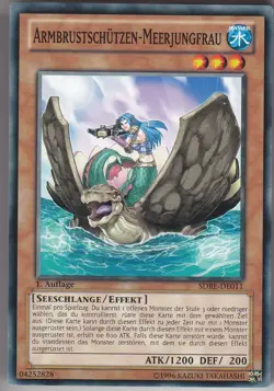 YU-GI-OH Armbrustschutzen Meerjungfrau Common SDRE-DE011 - Image 1