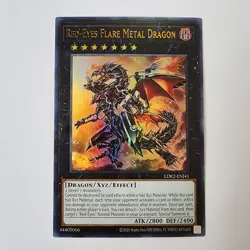 Red-Eyes Flare Metal Dragon - LDK2-ENJ40 - NM - Ultra Rare - Unlimited - 2024 - Image 1