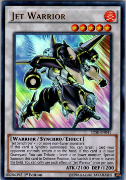 Yugioh Jet Warrior SDSE-EN041 Ultra Rare 1st Ed NM - Image 1