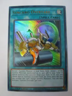 Yugioh! Synchro Overtake Mp22-En164 Ultra Rare 1st Edition Near Mint!! - Image 1