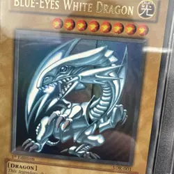 2002 Yugioh Blue-Eyes White Dragon SDK-001 1st Edition Starter Deck: Kaiba PSA 9 - Image 5