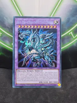 Yugioh Blue-Eyes Alternative Ultimate Dragon TN19-EN001 Prismatic Secret Rare NM - Image 1