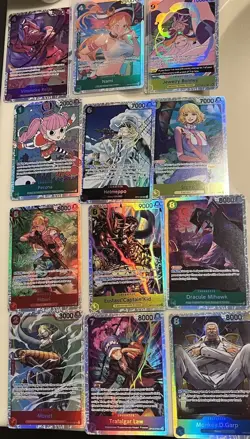One Piece English SR Lot Of 12 - Image 1