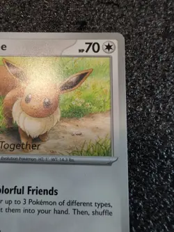 Eevee - (Pokemon Together) 133/165 Miscellaneous Cards & Products Regular - Image 4