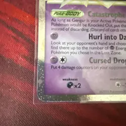 Pokemon TCG Triumphant Gengar Trading Card 94/102 Prime Ultra Rare - Image 3