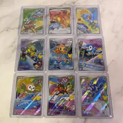 Pokemon 2026 First Partner Illustration Collection Series 1 Promo Set (9 Cards) - Image 1