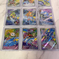 Pokemon 2026 First Partner Illustration Collection Series 1 Promo Set (9 Cards) - Image 4