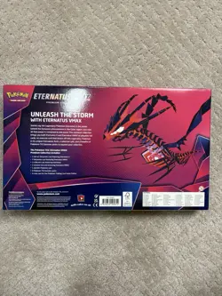 Pokemon Eternatus VMAX Premium Collection Box Sealed Promo Cards 6 BOOSTERS - Image 2