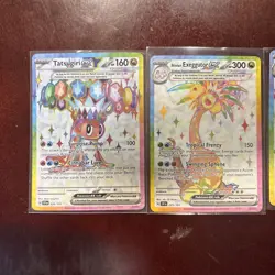 Surging Sparks Card lot Excellent condition with four bonus cards - Image 1
