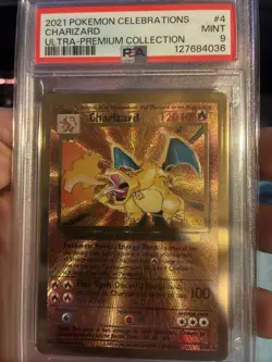 Charizard (Celebrations Metal Card) PSA 9 - Image 1