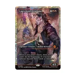 WotC Teenage Mutant Casey Jones, Vigilante (0296) (Showcase) (Fracture Fo NM - Image 1