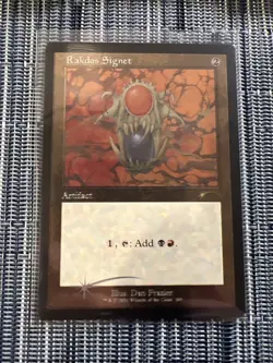 Rakdos Signet - FOIL - ETCHED - NM - Secret Lair - Dan Frazier - UNPLAYED - MTG - Image 1