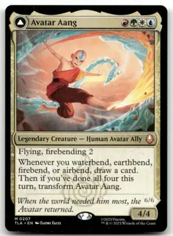 Avatar Aang #207 (NM) TLA Magic MTG - Image 1