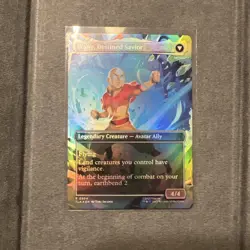 Aang, at the Crossroads (Borderless) TLA #0304 Avatar: The Last Airbender Foil - Image 2
