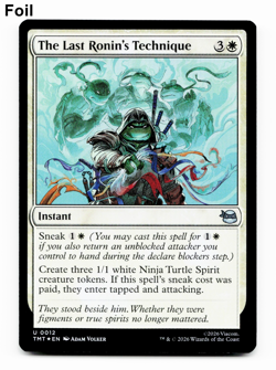 The Last Ronin's Technique (FOIL) - [Teenage Mutant Ninja Turtles] MTG TMT 0012 - Image 3