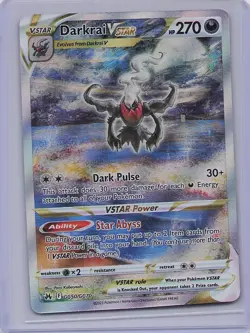 Darkrai VSTAR GG50/GG70 Holo Rare VSTAR Crown Zenith Galarian Gallery Pokemon LP - Image 1